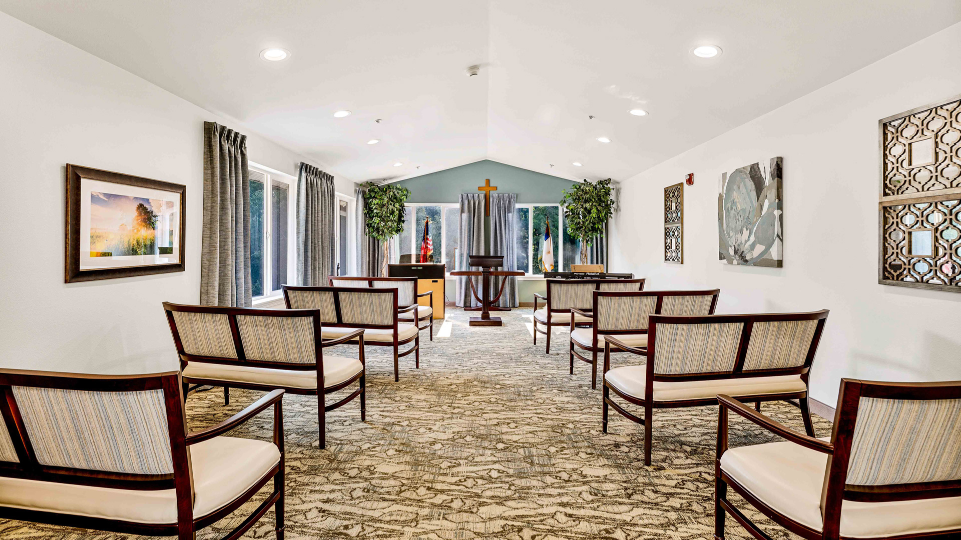 The chapel at Jordan Oaks
