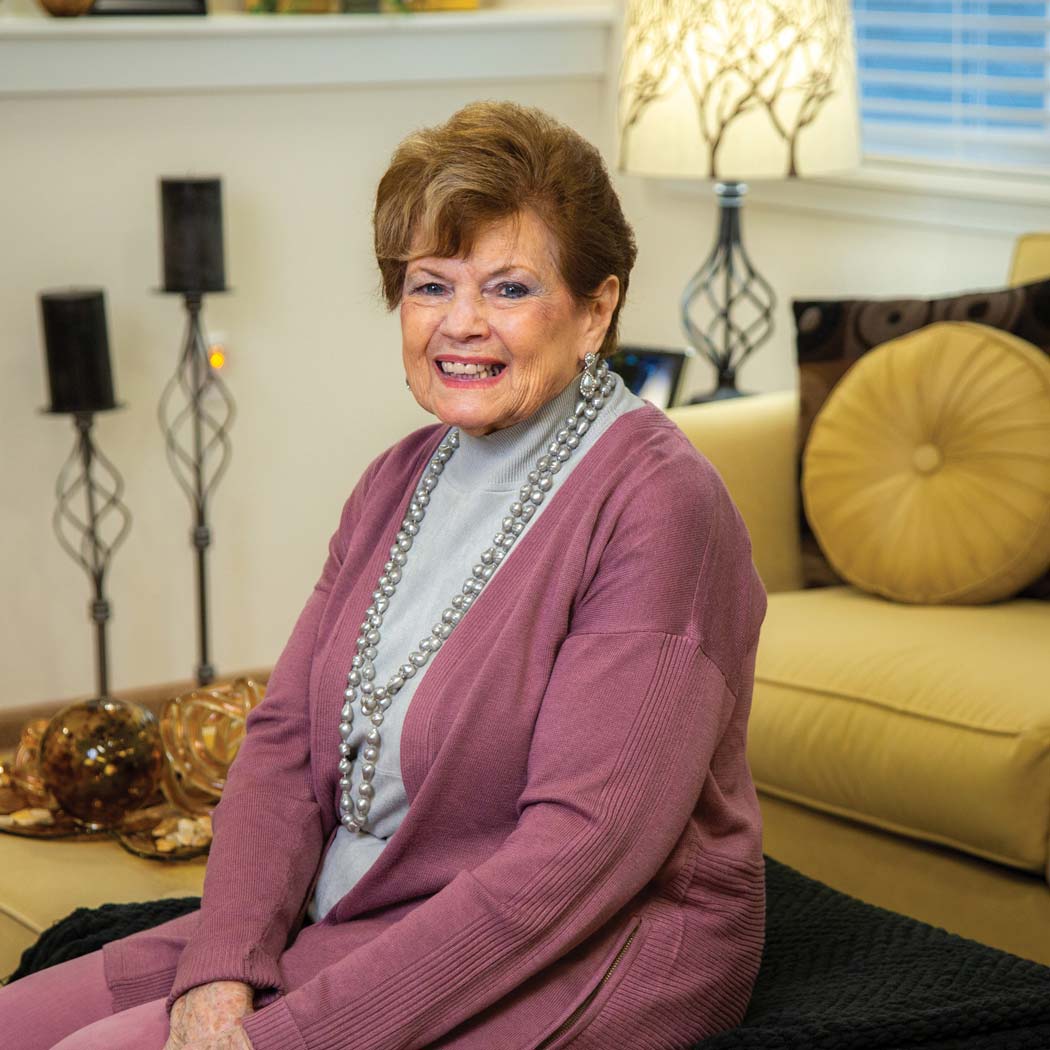 Residents enjoying time together at Jordan Oaks