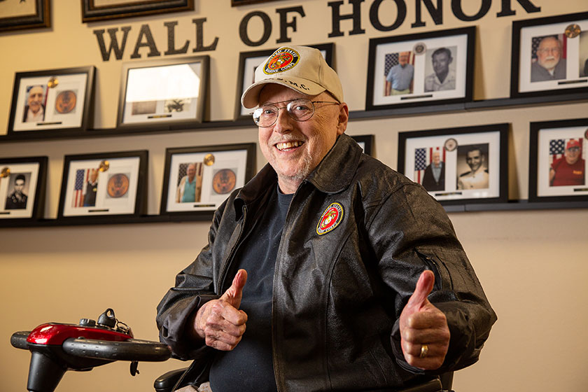 The Wall of Honor at Jordan Oaks